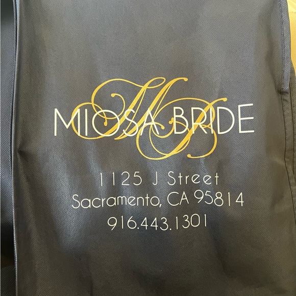 Rebecca Ingram Wedding dress, very light cream, size 4, purchased at Miosa Bride - Picture 4 of 5